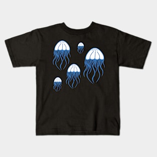 Blue Jellyfish Kids T-Shirt